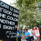 Los Angeles demonstrators march in support of slain teen Trayvon Martin. (Frederic J. Brown/AFP/Getty Images)